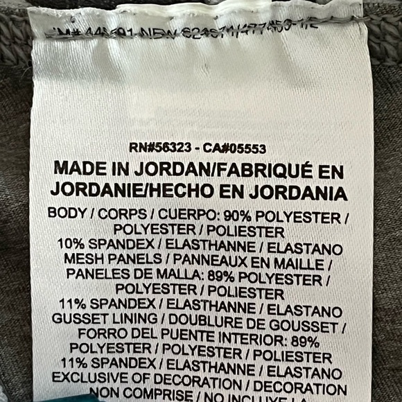 Nike Pro Dri Fit Gray Capris Long Underwear Sz Small - Picture 9 of 10